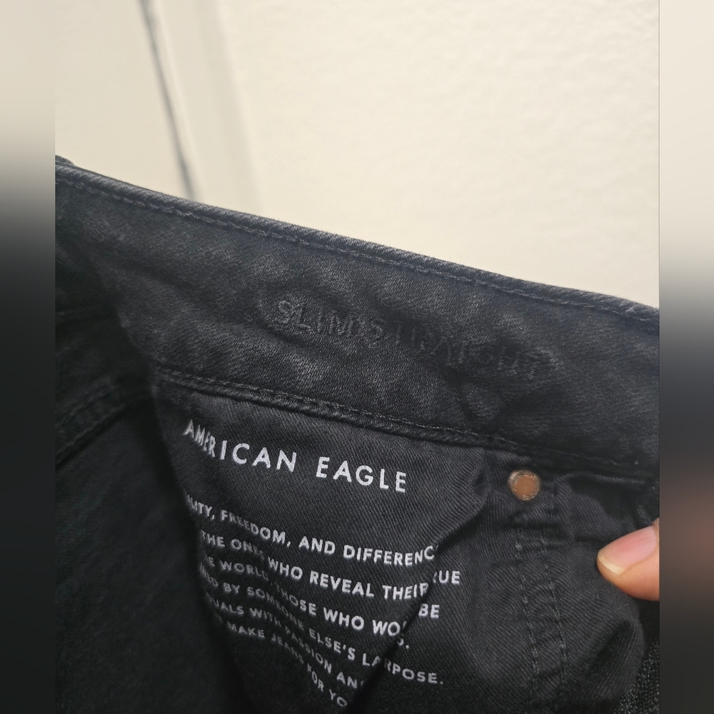 American Eagle Outfitters Men's Black Jeans - Picture 10 of 12